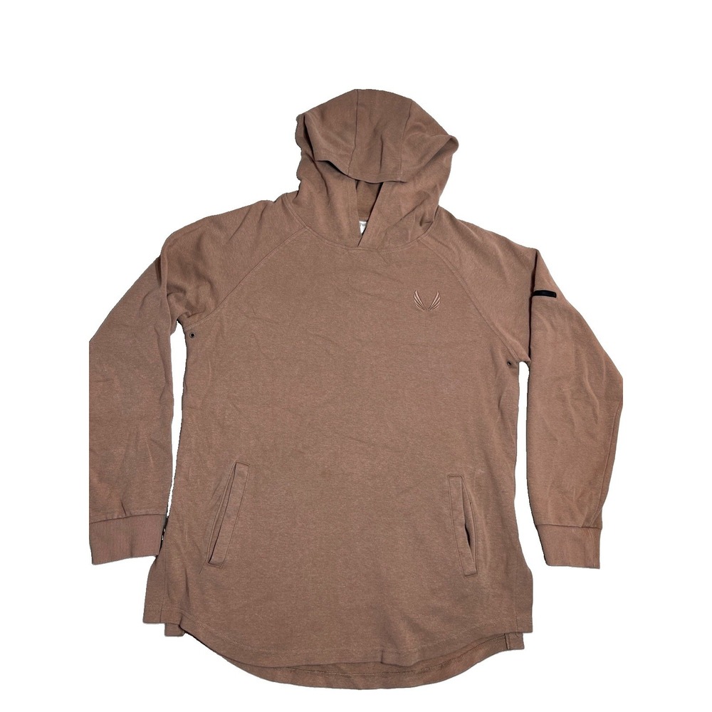 Aesthetic Revolution ASRV Men's Large Brown Hoodie Vented Fall Mid Weight